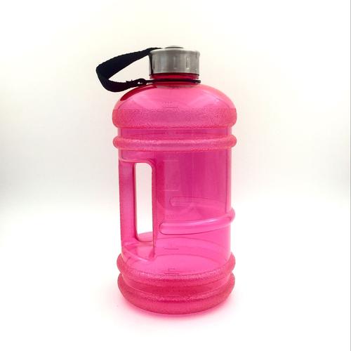 大容量运动塑料水壶户外petg材质厂家批发粉色2.2l健身房便携水壶
